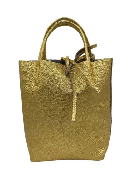 FLORENCE LEATHER - Tote bag in laminated textured leather