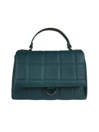 FLORENCE LEATHER - Handbag in quilted dollar leather