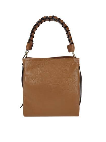 FLORENCE LEATHER - Dollar leather handbag