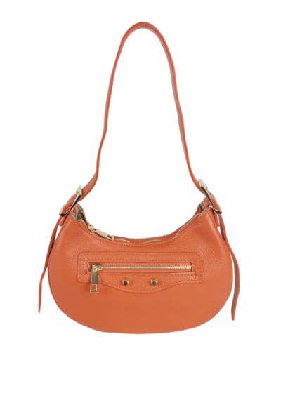 FLORENCE LEATHER - Leather shoulder bag with studs