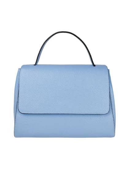 FLORENCE LEATHER - Dollar leather handbag with gold studs