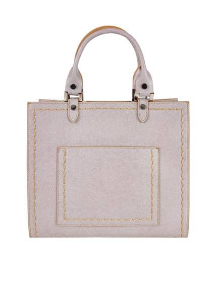 FLORENCE LEATHER - Dollar leather handbag