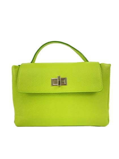 FLORENCE LEATHER - Dollar leather handbag