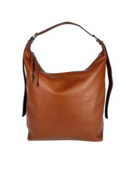 FLORENCE LEATHER - Dollar leather shoulder bag