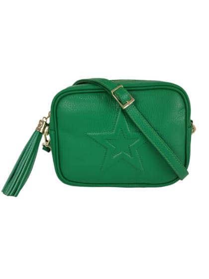 FLORENCE LEATHER - Quilted Star Shoulder Bag