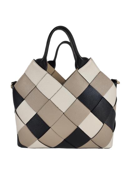 FLORENCE LEATHER - Woven leather bag