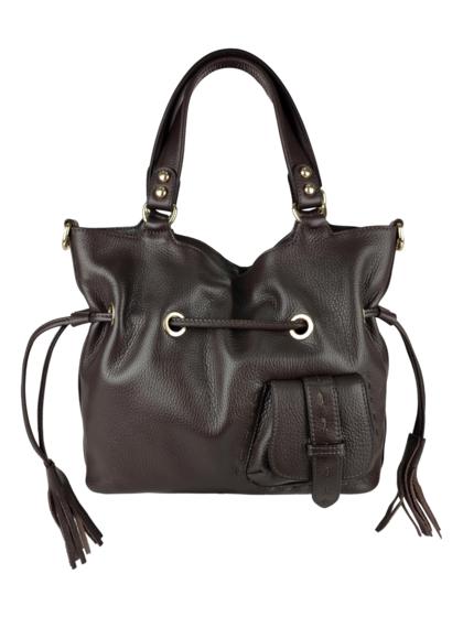 FLORENCE LEATHER - Bag with front pocket